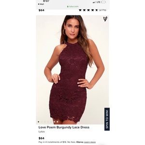 Worn once lulus dress!